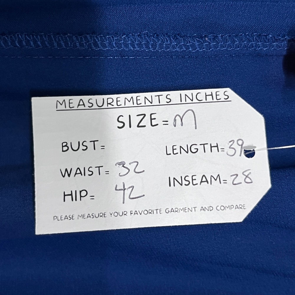 Vince Camuto Pants Medium Women Blue Satin Cargo Jogger Utility 3654 - Picture 7 of 8